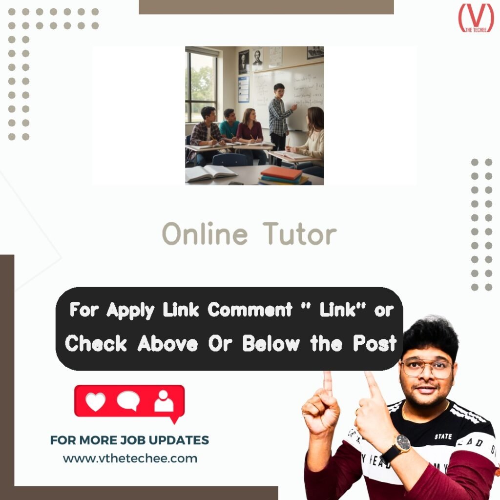 Online Tutor at Ruvimo – Remote / Work From Home job opening