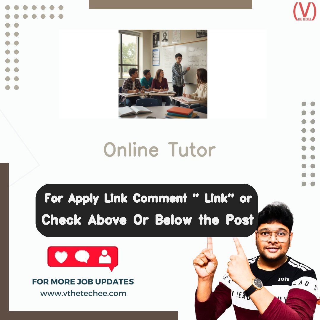 Ruvimo Online Tutor job vacancy – VtheTechee Jobs