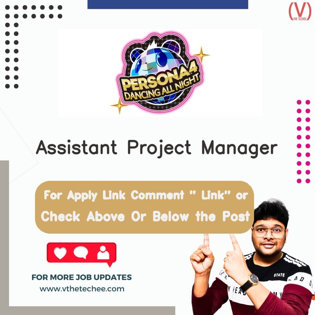Assistant Project Manager at Persona – Remote / Work From Home job opening