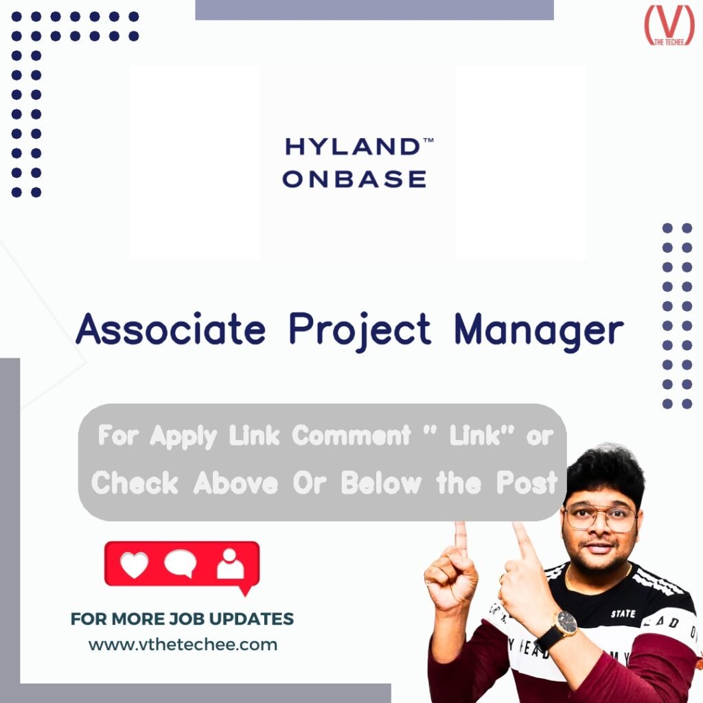 Associate Project Manager at Hyland – Remote / Work From Home job opening