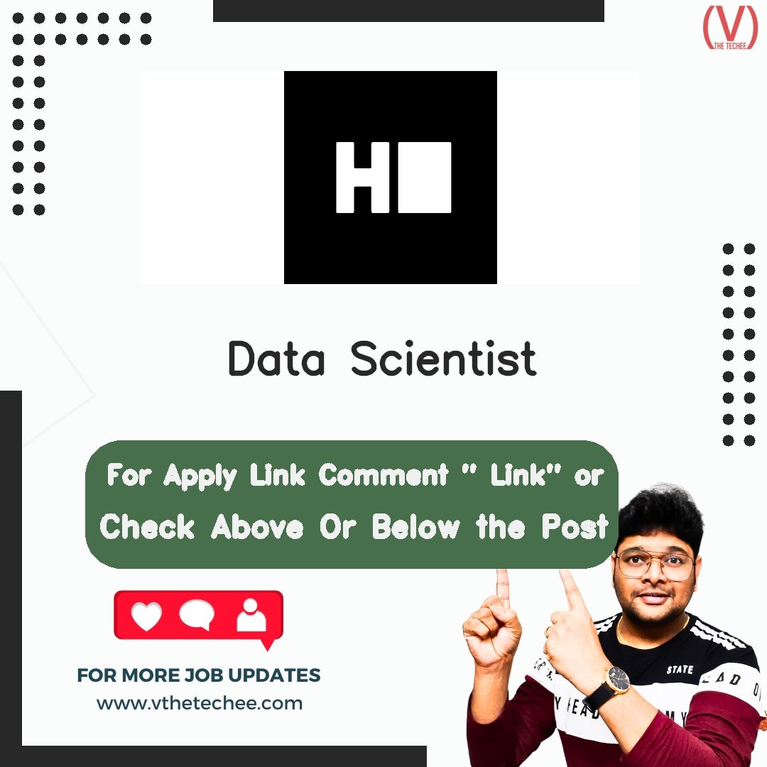 HackerRank Data Scientist job vacancy – VtheTechee Jobs