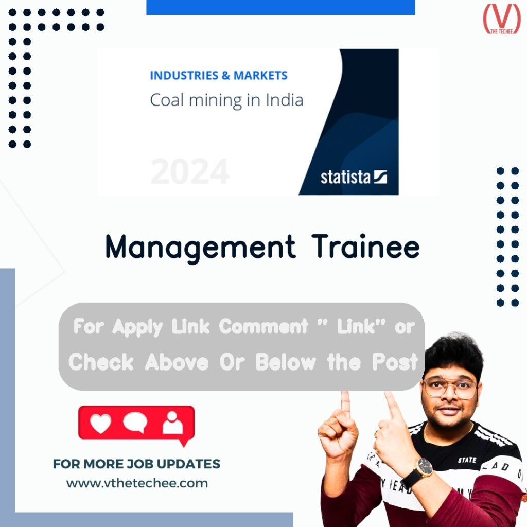 Management Trainee at Coal India Limited – Remote / Work From Home job opening
