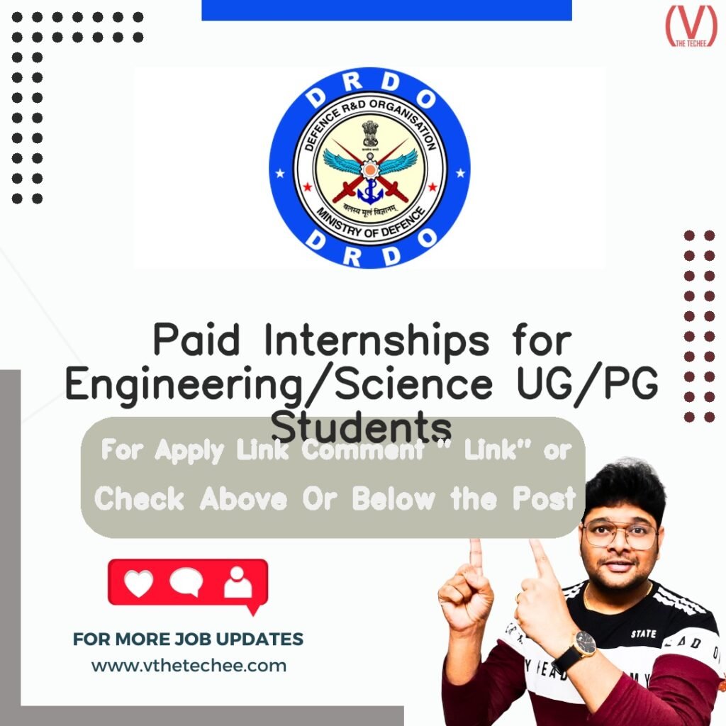 Paid Internships for Engineering/Science UG/PG Students at Centre for High Energy Systems and Sciences (CHESS) – CHESS, Hyderabad job opening