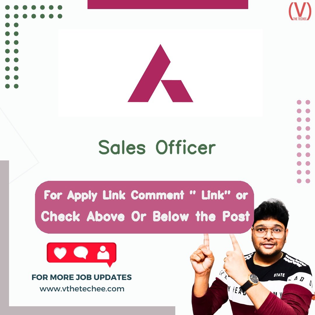 Axis Bank Sales Officer job vacancy – VtheTechee Jobs