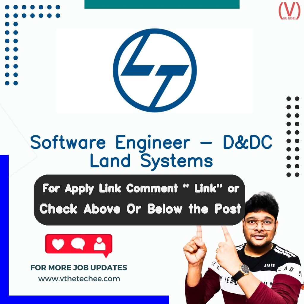 Software Engineer - D&DC Land Systems at Larsen & Toubro – Mumbai job opening