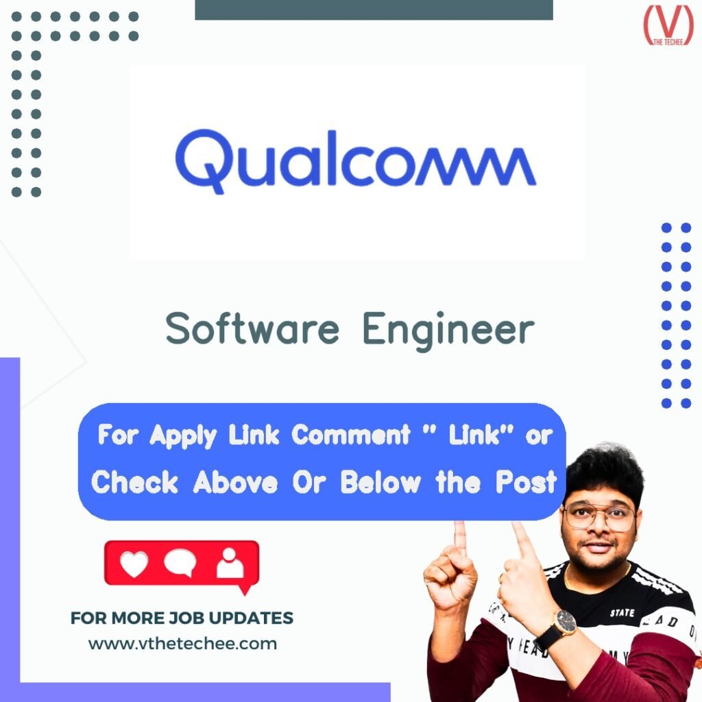Software Engineer at Qualcomm India Private Limited – Hyderabad / Bangalore / Chennai / Noida job opening