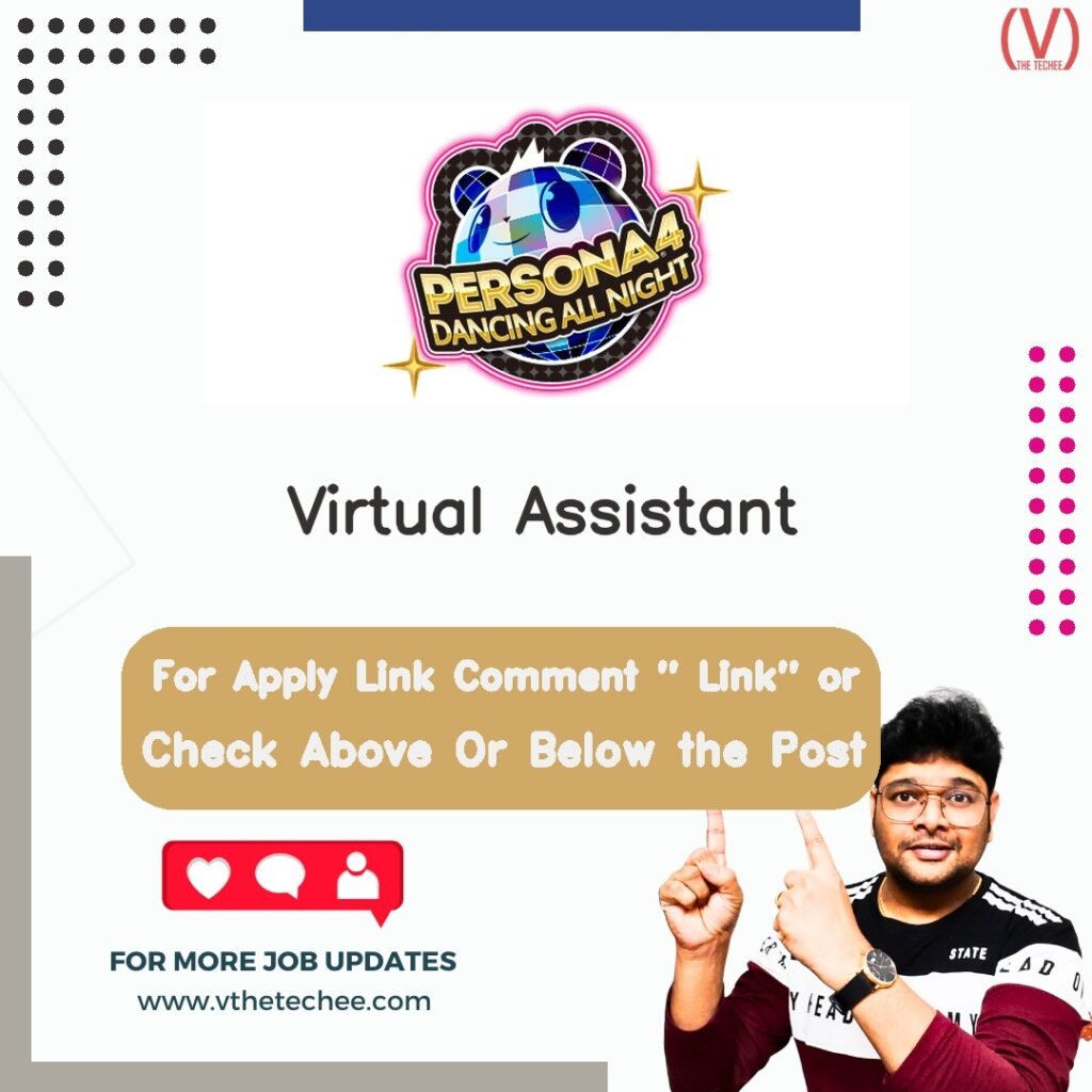 Virtual Assistant at Persona – Remote / Work From Home job opening