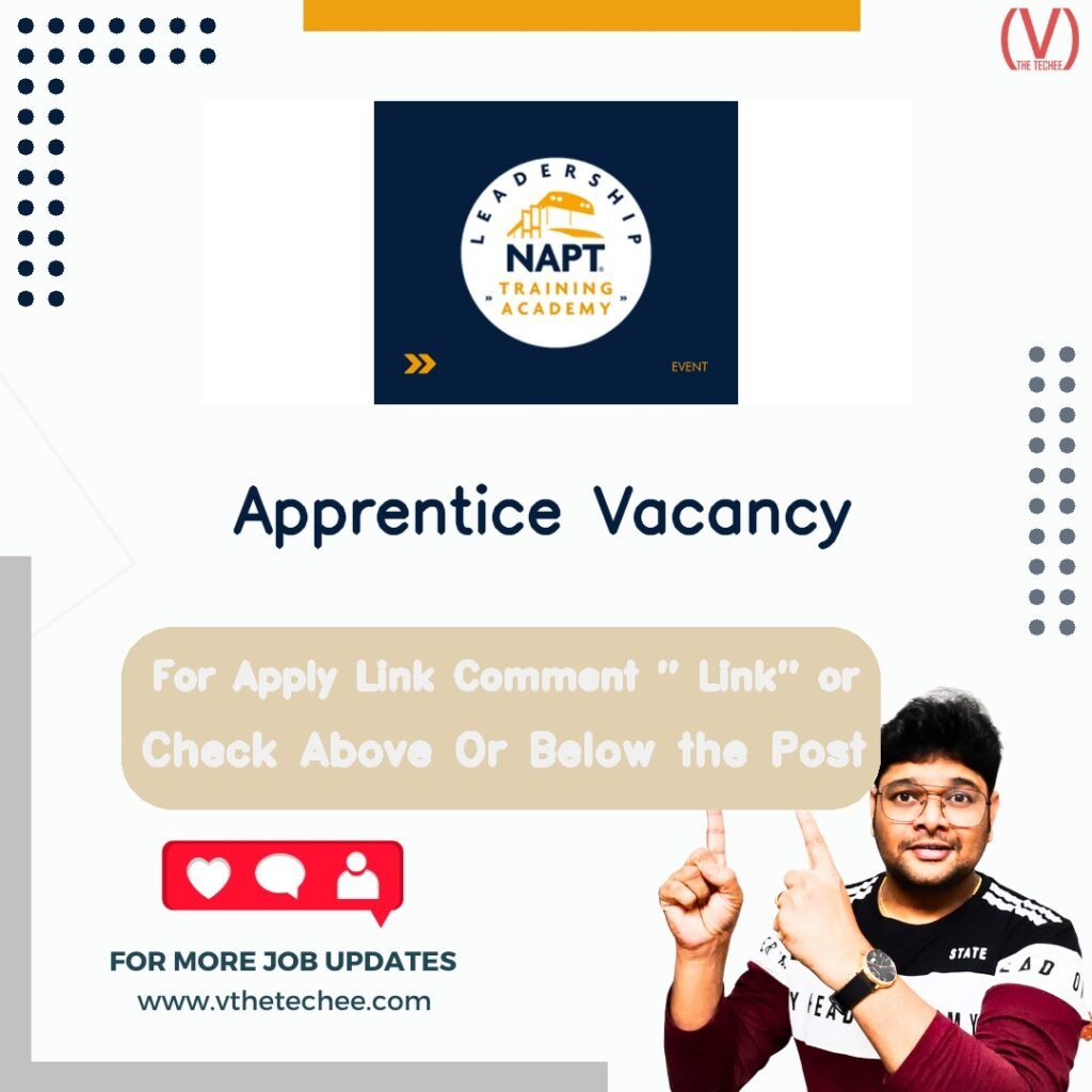 Apprentice Vacancy at National Apprenticeship Training Scheme (NATS) – India job opening