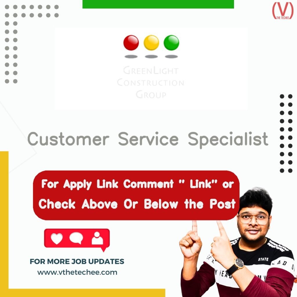 Customer Service Specialist at Greenlight – Bengaluru, Karnataka job opening