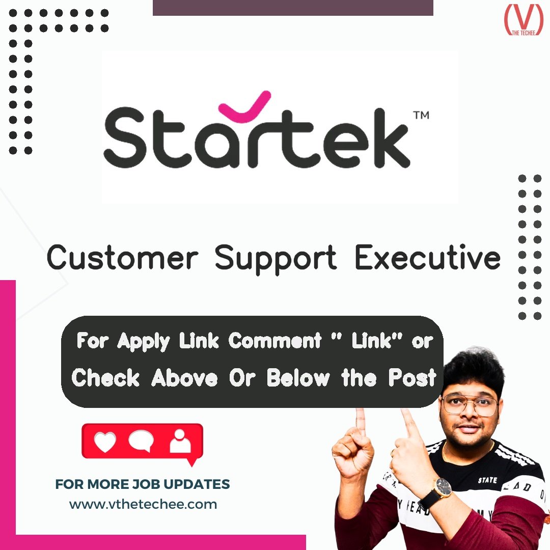 Startek Aegis Customer Support Services Pvt. Ltd. Customer Support Executive job vacancy – VtheTechee Jobs
