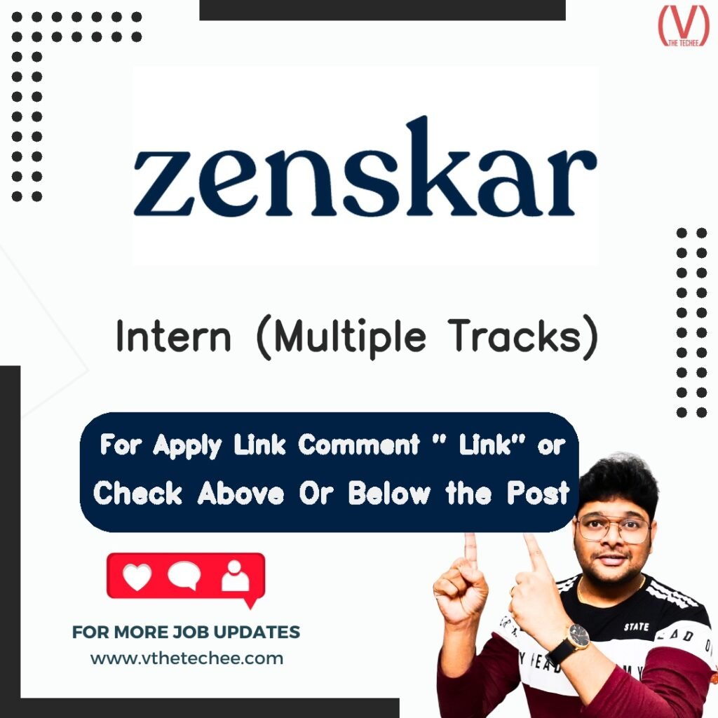 Intern (Multiple Tracks) at Zenskar – Remote / Work From Home job opening