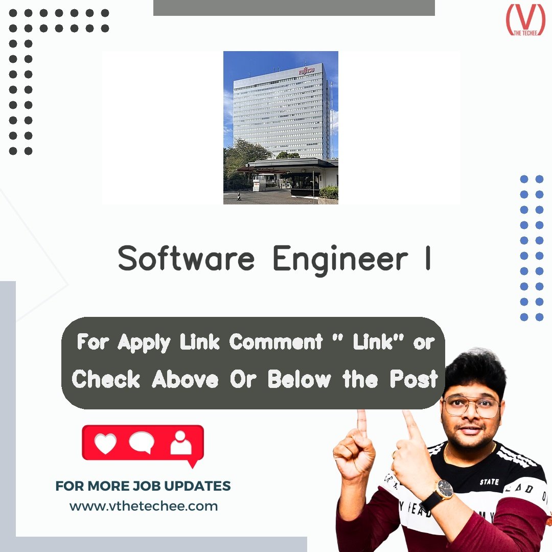 Software Engineer I at Fujitsu – Remote / Work From Home | Apply 2026 1 Fujitsu Software Engineer I job vacancy – VtheTechee Jobs