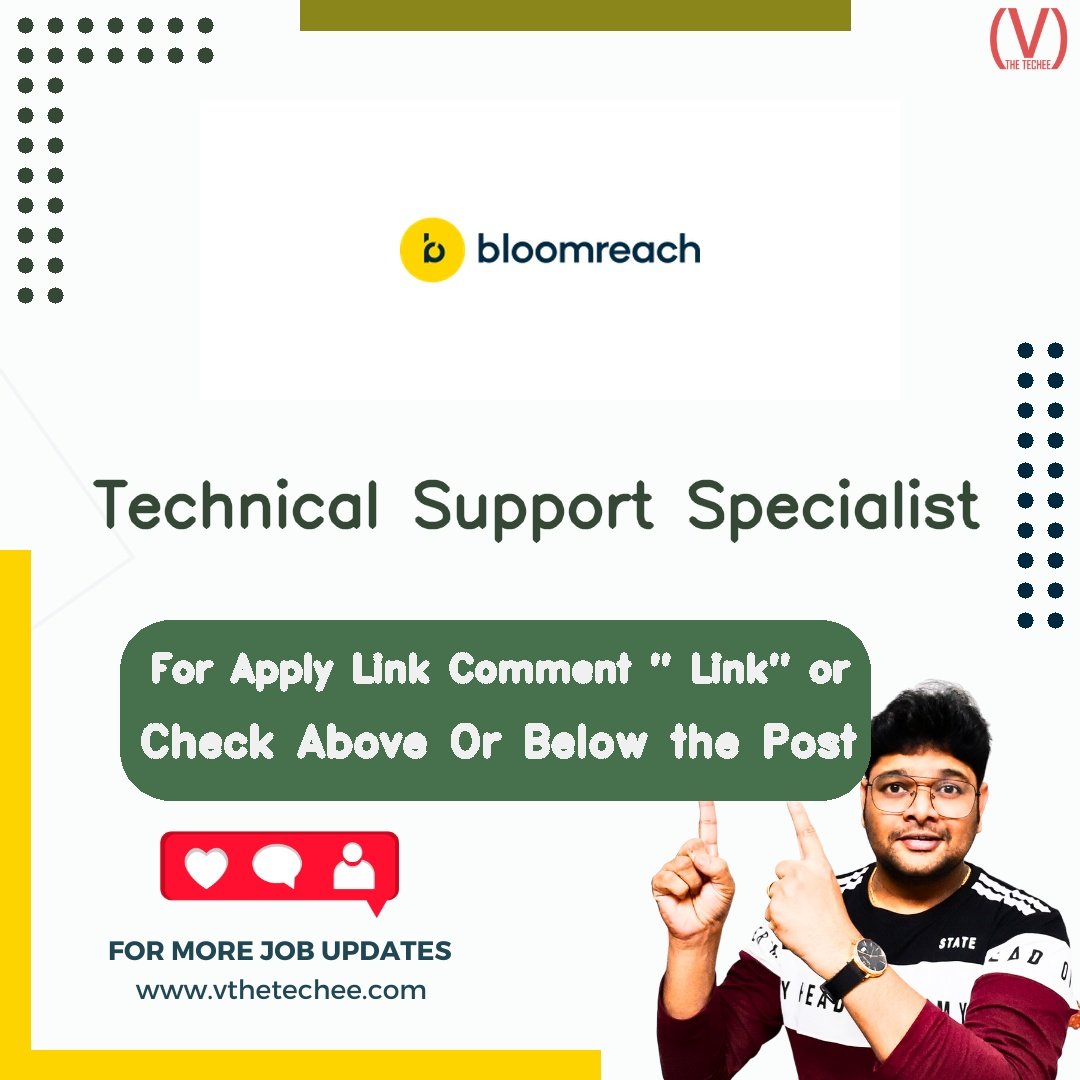 Technical Support Specialist at Bloomreach – Remote / Work From Home | Apply 2026 1 Bloomreach Technical Support Specialist job vacancy – VtheTechee Jobs