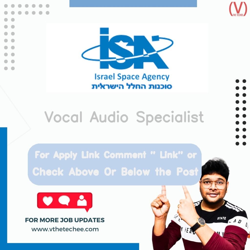 Vocal Audio Specialist at Agency – Remote / Work From Home job opening