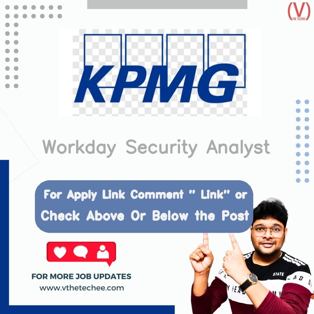 Workday Security Analyst at KPMG – Bengaluru, Karnataka, India job opening